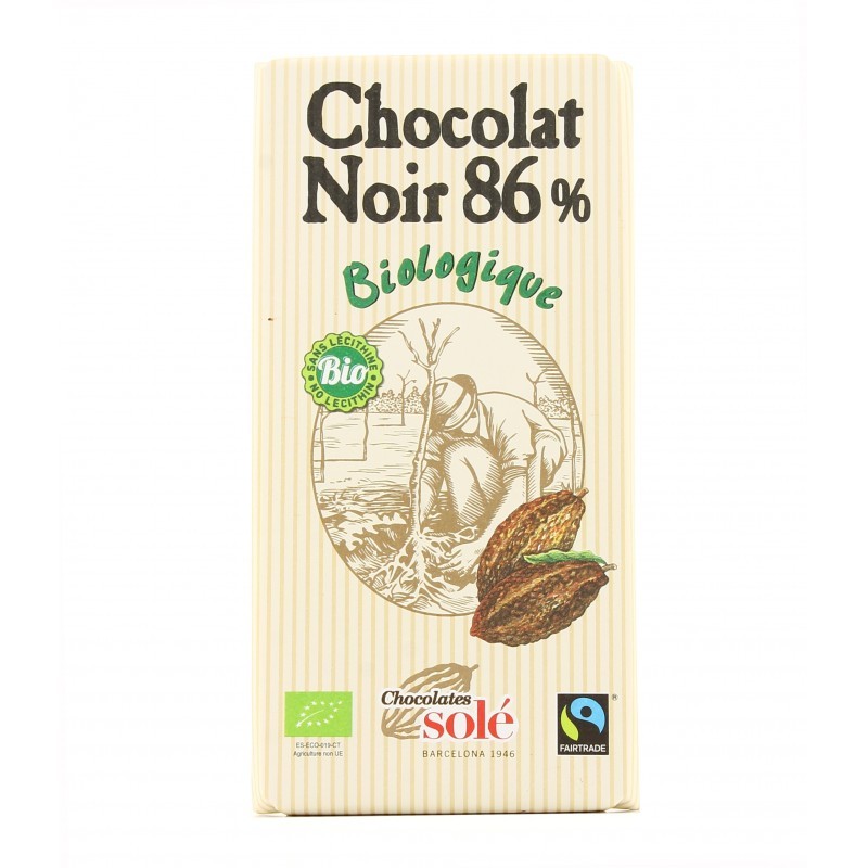 SOLE CHOCOLAT NOIR 86% CACAO