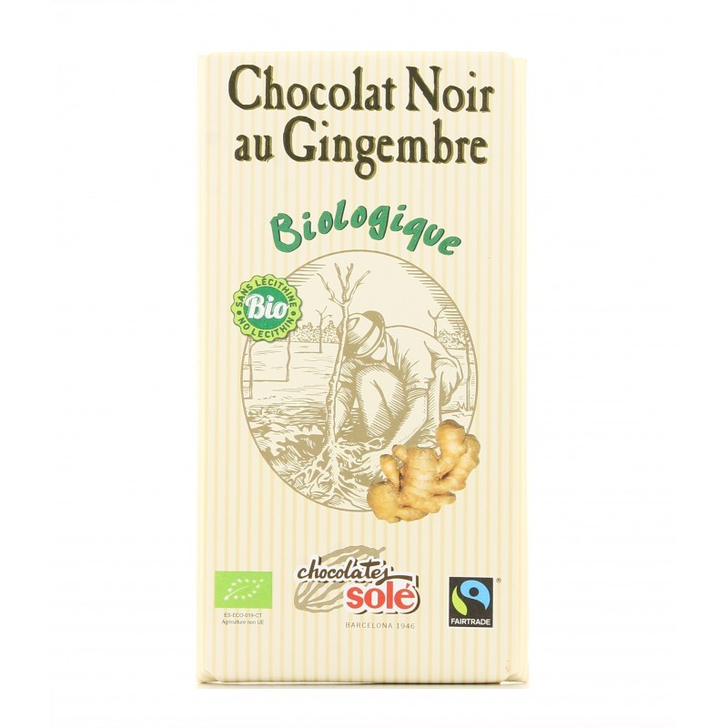 SOLE CHOCOLAT NOIR 56% AU GINGEMBRE