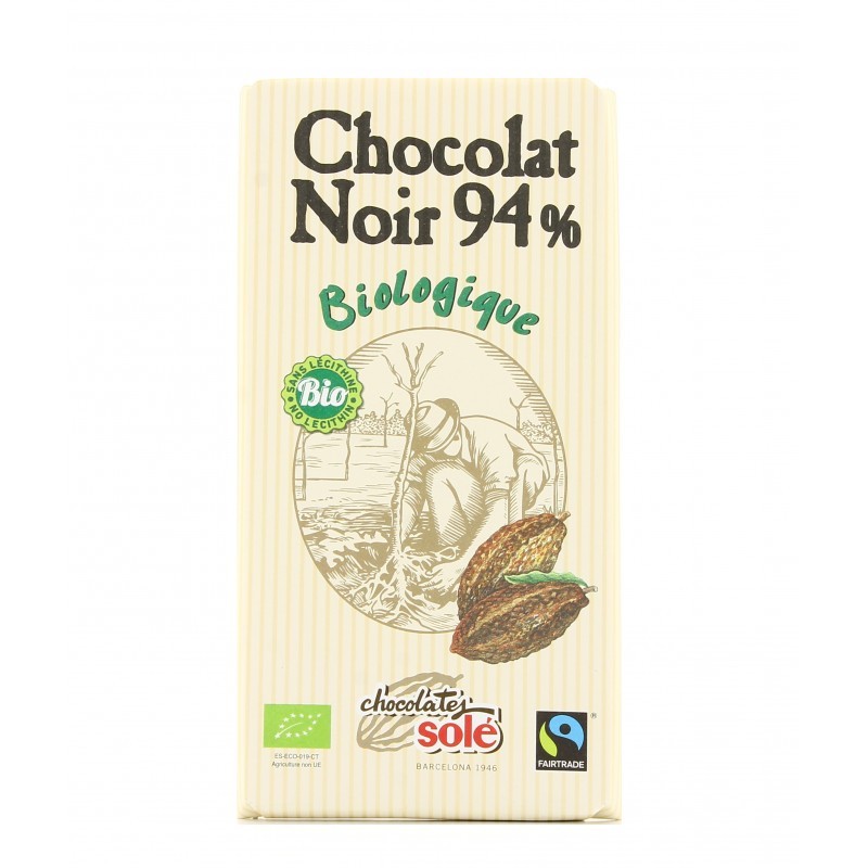 SOLE CHOCOLAT NOIR 94% CACAO