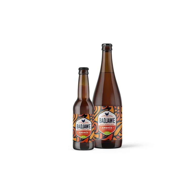 Bière BADJAWE Ambrée 33cl