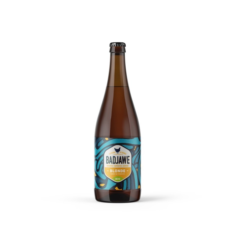 Bière BADJAWE Blonde gde BOUT. 75cl