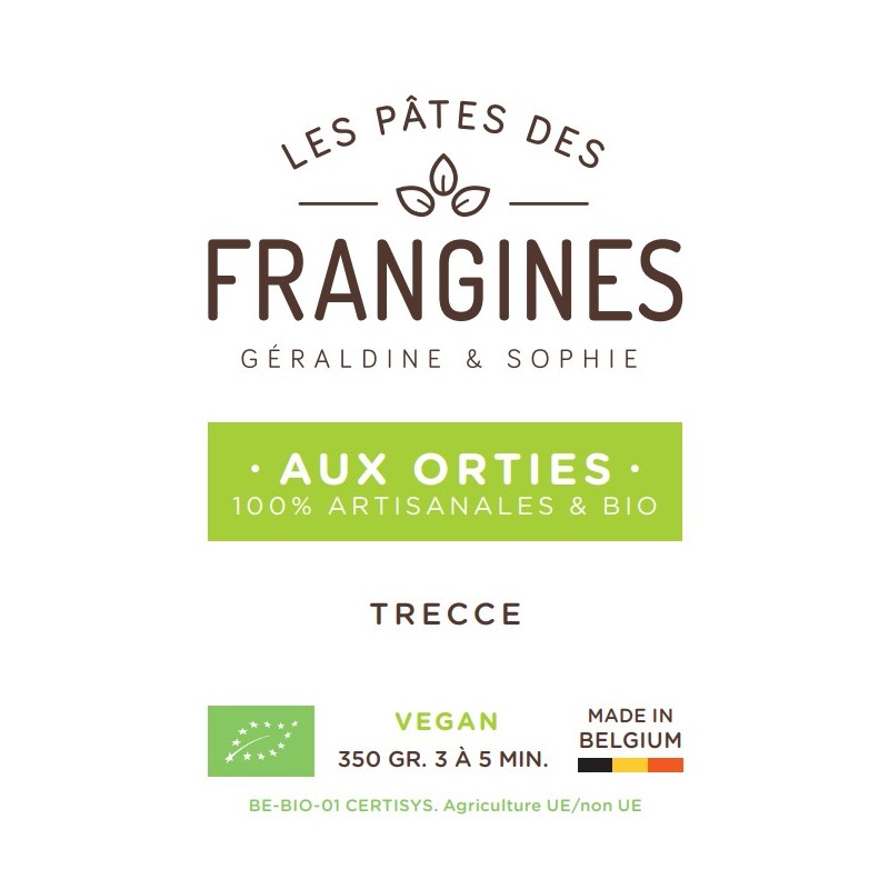 F010 Pâte Trecce aux Orties VEGAN