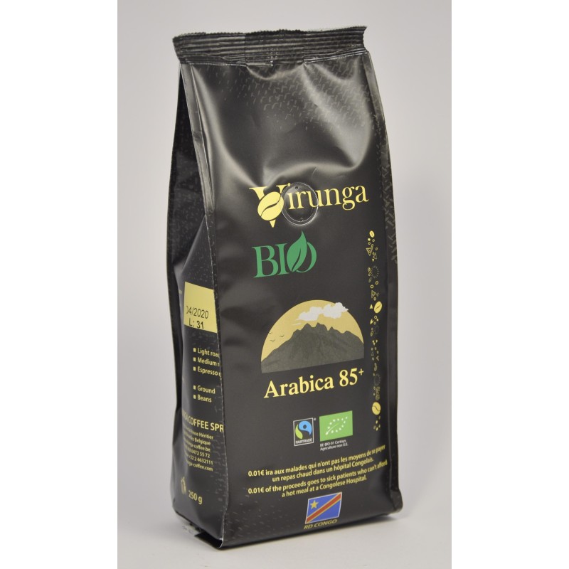 VIRUNGA Café ARABICA 85+ grains 250g