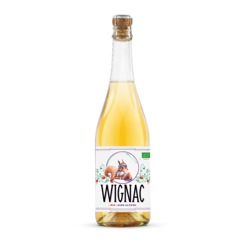 Wignac Cidre sans alcool Lady Squirrel 75cl