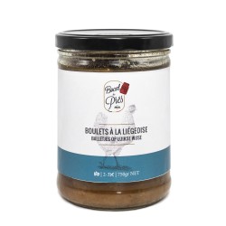CDP Boulets à la Liégeoise Bocal 750g