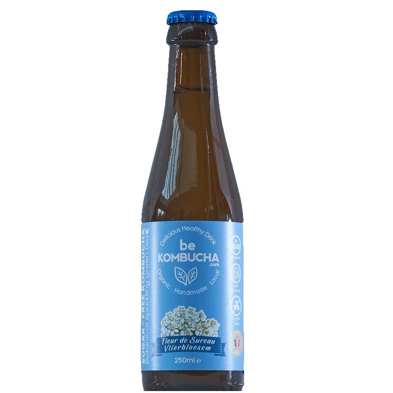 BeKombucha Fleur de Sureau Sugar-Free 25cl