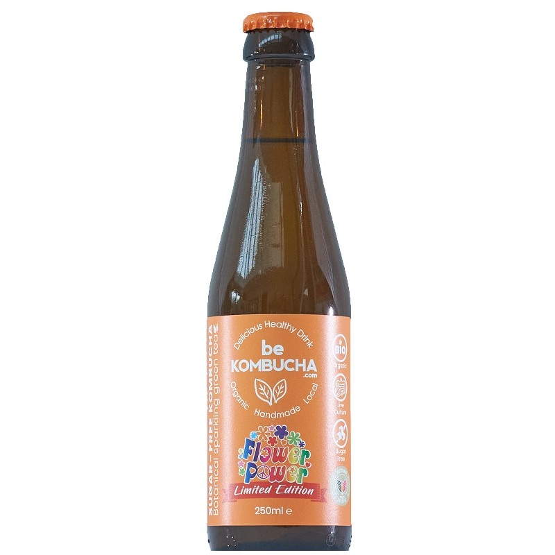 BeKombucha Flower Power Sugar-Free 25cl