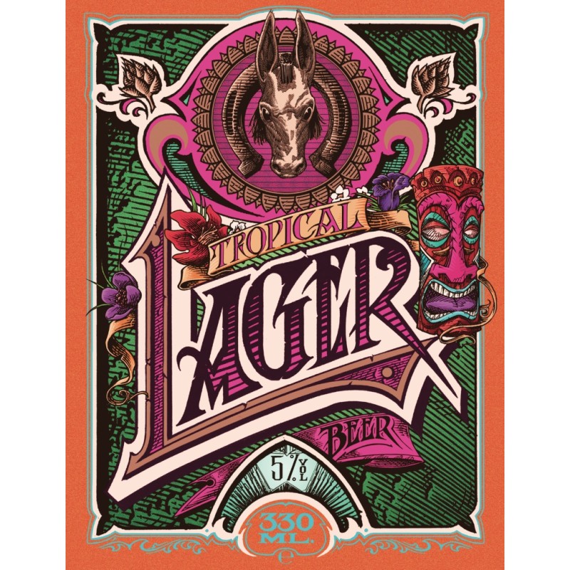 Bière La Mule - Tropical Lager 5%