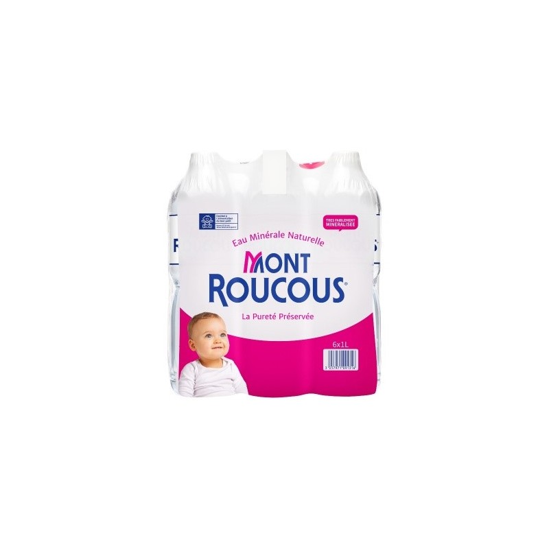 Eau Mont Roucous 1L pack 6 bout. (1pal.145packs)