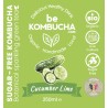 BeKombucha Concombre lime Sugar-Free 25cl