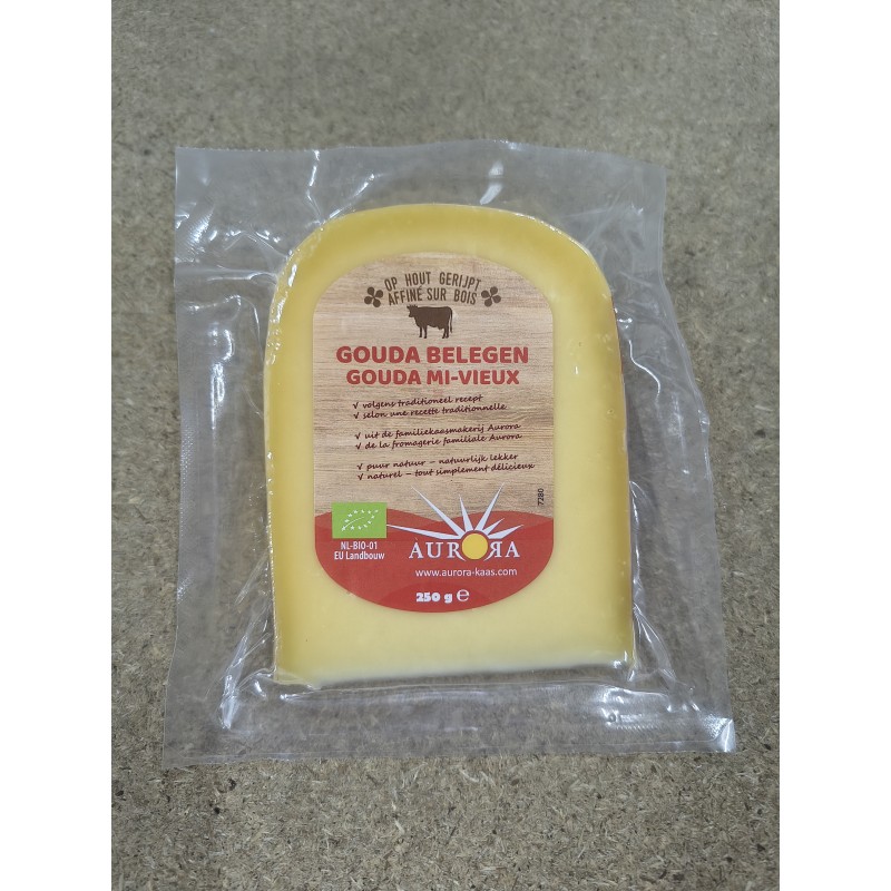 Gouda Vache Mi-Vieux Bloc 250g