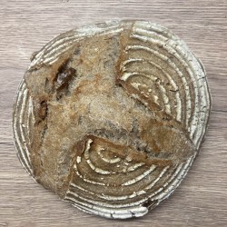 PAIN 403. Levain Froment 80% NOIX 600g