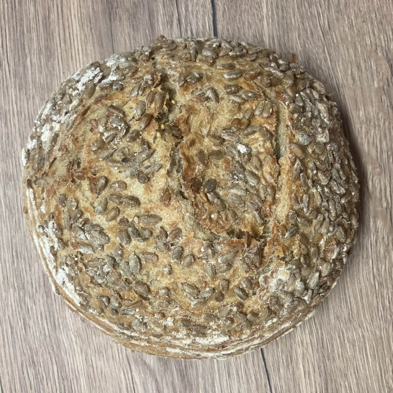 PAIN 412. Levain Froment 80% TOURNESOL 800g