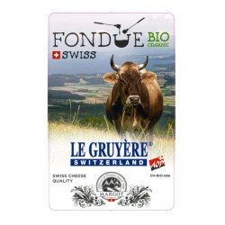 Mélange fondue: Gruyère AOP et Vacherin AOP 400gr