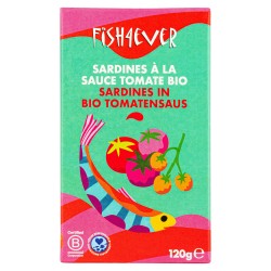 FISH4EVER Sardines entières sauce tomate 120g