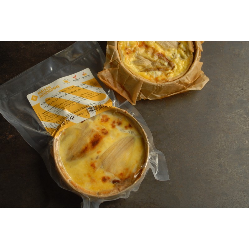 MN Quiche chicon, poire et noisettes 12 cm