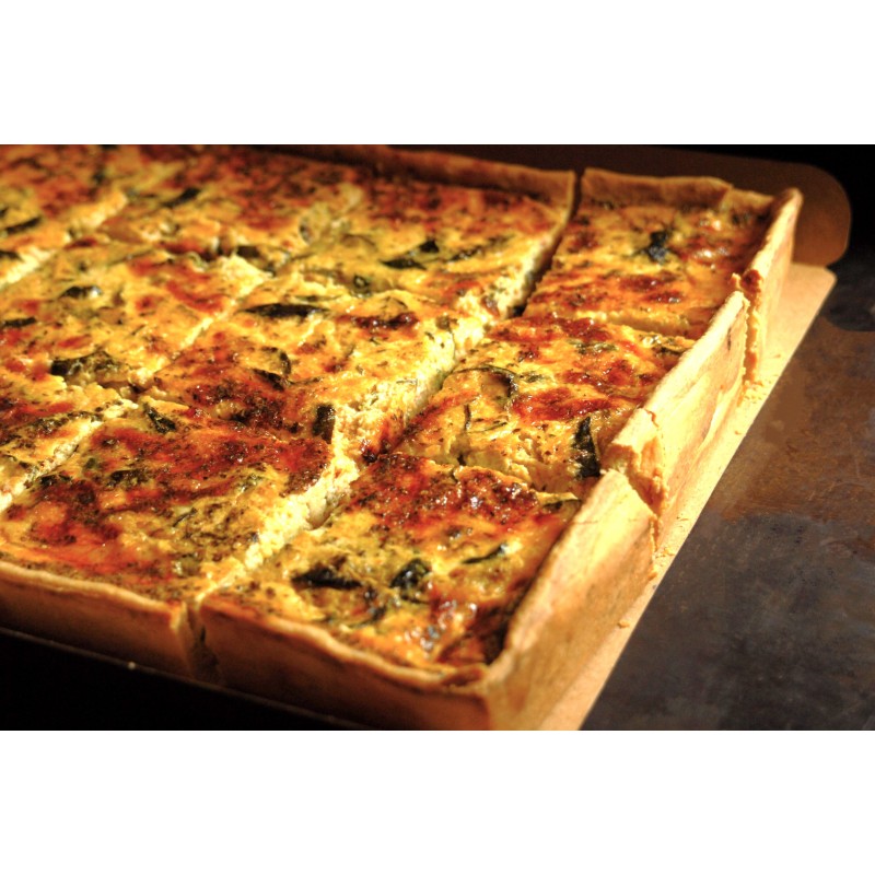 MN Quiche Courgette prédécoupée en 15 portions
