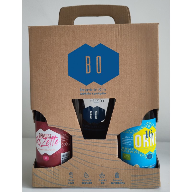 Bières Coffret Ornoise 4 bout. + 1verre