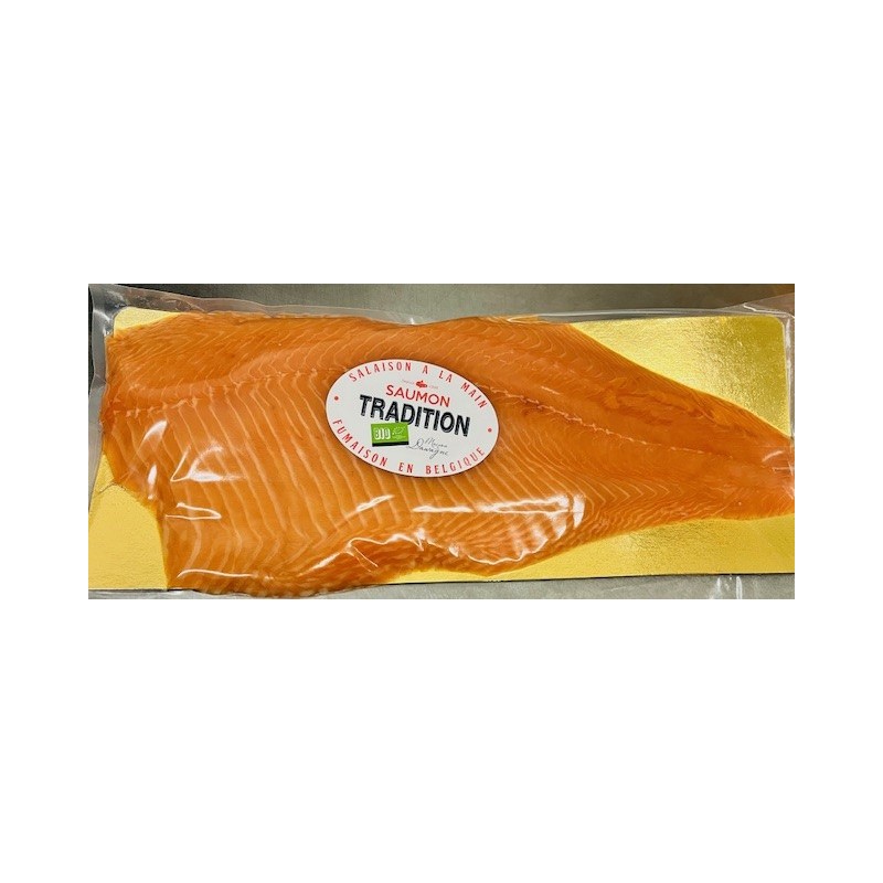 PRECO-Saumon Fumé en filet prétranché +- 1,4kg