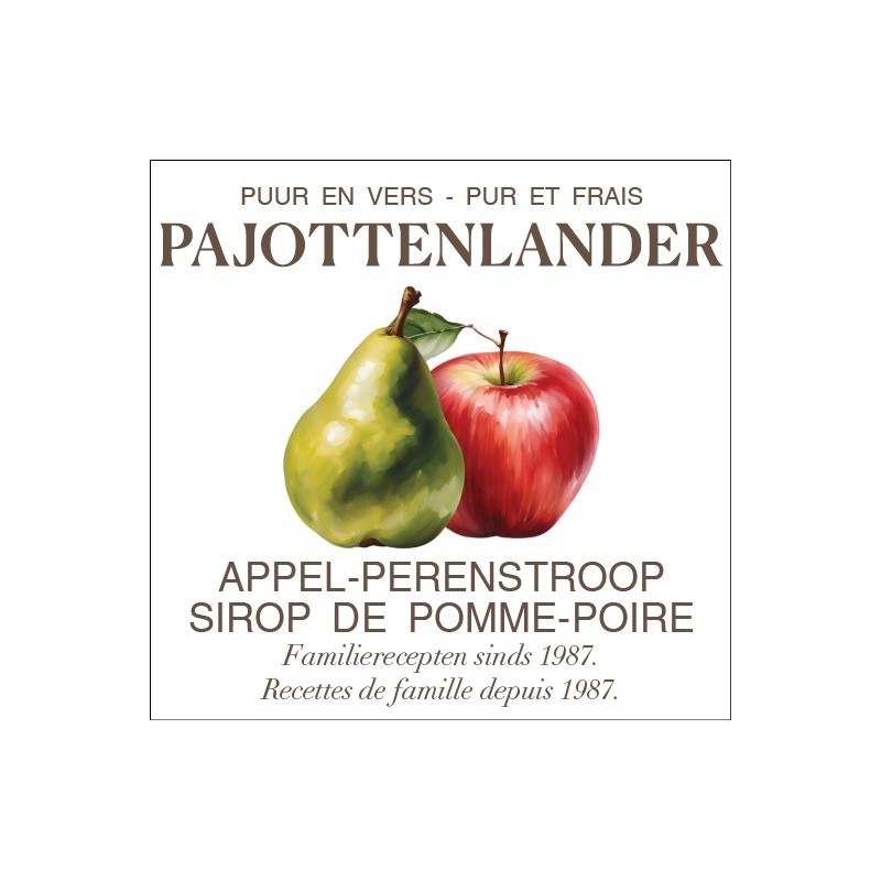PAJOT. Sirop Pomme-Poire 300gr